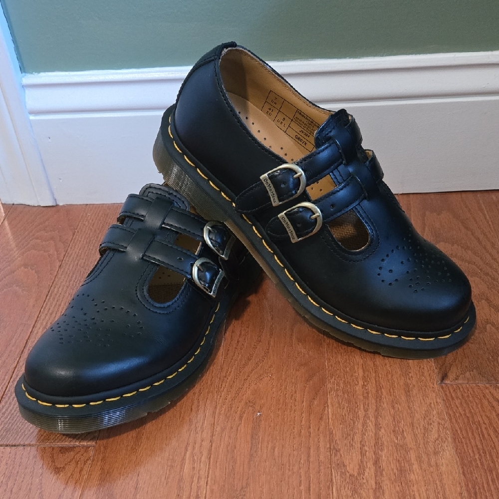 Black Dr. Martens Mary Janes